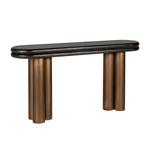 Kép 1/4 - Macaron fekete-bronz konzolasztal - 160 cm