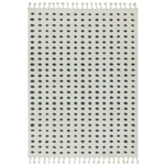 Kép 1/3 - Ariana krémszínű szőnyeg sötétszürke pöttyökkel - 120x170 cm