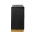 Kép 2/4 - Blackbone arany - fekete szekrény 4 ajtóval - 160 cm