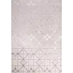 Kép 1/5 - Aurora keresztezett mintájú szőnyeg bézs-ezüst színben  - 80x150 cm