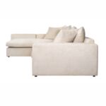 Kép 2/4 - Alcazar fehér zsenília kanapé - 360 cm