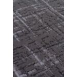 Kép 2/4 - Byblos fényes sötétszürke-fekete szőnyeg - 160x225 cm