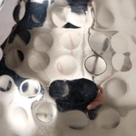 Kép 8/8 - Ezüst alma és körte dísz - 2 db