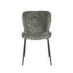 Kép 5/7 - Darby khaki zöld bársony szék fekete lábbakkal - 85 cm
