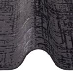 Kép 3/4 - Byblos fényes sötétszürke-fekete szőnyeg - 160x225 cm