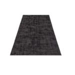 Kép 4/4 - Byblos fényes sötétszürke-fekete szőnyeg - 160x225 cm