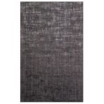 Kép 1/4 - Byblos fényes sötétszürke-fekete szőnyeg - 160x225 cm