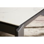 Kép 4/6 - Mats fehér márvány kihúzható étkezőasztal - 240 cm