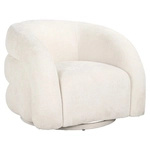 Kép 2/8 - Arcus forgó fotel fehér színben