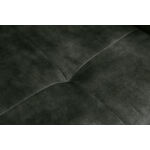 Kép 4/7 - EUPHORIA sötétzöld bársony forgószék fekete lábakkal