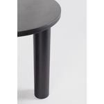 Kép 2/6 - Orissa dohányzóasztal fekete színben 50x65 cm