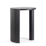 Kép 1/6 - Orissa dohányzóasztal fekete színben 50x65 cm