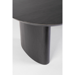 Kép 4/5 - Orissa dohányzóasztal fekete színben 130x65 cm