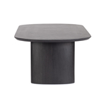 Kép 5/5 - Orissa dohányzóasztal fekete színben 130x65 cm