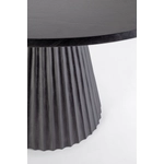 Kép 3/4 - Orissa asztal fekete színben 120 cm