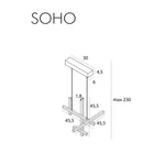 Kép 3/3 - Soho függeszték