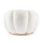 Kép 5/8 - FLOREL fehér forgó fotel