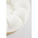 Kép 8/8 - FLOREL fehér forgó fotel