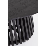 Kép 3/4 - ODION fekete étkezőasztal - 130 cm