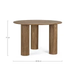 Kép 2/5 - DACCA étkezőasztal - 120 cm