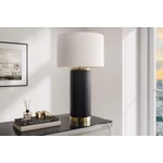 Kép 2/6 - ELEGANCIA fehér-arany kerámia asztali lámpa (70 cm)