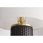 Kép 5/6 - ELEGANCIA fehér-arany kerámia asztali lámpa (70 cm)