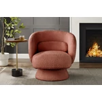 Kép 3/9 - BOSSA NOVA rozsda sárga bouclé forgófotel