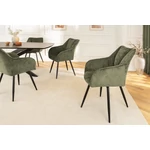 Kép 4/11 - AVIGNON zöld chenille forgószék