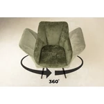 Kép 6/11 - AVIGNON zöld chenille forgószék