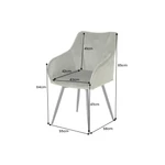 Kép 11/11 - AVIGNON zöld chenille forgószék