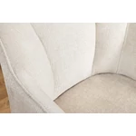 Kép 7/10 - AVIGNON fehér chenille forgószék