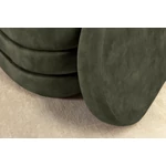 Kép 7/9 - VOQUE zöld bársony pad tárolóval 115 cm