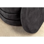 Kép 7/9 - VOQUE szürke bársony pad tárolóval 115 cm