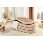 Kép 4/9 - VOQUE pezsgőszínű bársony pad tárolóval 115 cm