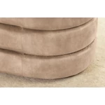 Kép 8/9 - VOQUE pezsgőszínű bársony pad tárolóval 115 cm