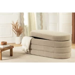 Kép 4/8 - VOQUE taupe bouclé pad tárolóval 115 cm