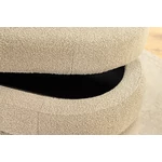 Kép 5/8 - VOQUE taupe bouclé pad tárolóval 115 cm