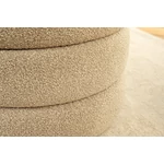 Kép 7/8 - VOQUE taupe bouclé pad tárolóval 115 cm