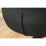 Kép 8/10 - SIGNATURE fekete bőr forgószék