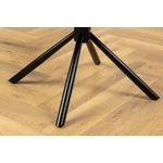 Kép 9/10 - SIGNATURE fekete bőr forgószék