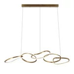 Kép 1/2 - Flyn csillár - szálcsiszolt arany 