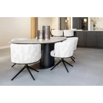 Kép 4/6 - Ritz travertin kerámia étkezőasztal - 220 cm