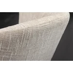 Kép 6/10 - NOBLESSE karfás bézs szék fekete lábakkal