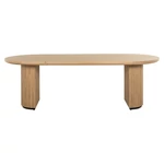 Kép 3/8 - Belfort natúr tölgy étkezőasztal - 240 cm