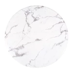 Kép 3/5 - Degas márvány-fekete dohányzóasztal - 120 cm