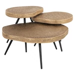 Kép 1/4 - Symba bronz dohányzóasztal - 3 db