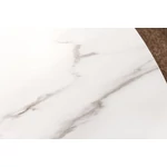 Kép 7/10 - UNIQUE étkezőasztal fehér márvány kerámialappal - 120 cm
