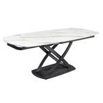 Kép 1/10 - INCEPTION ovális, kihúzható étkezőasztal (130–190 cm)