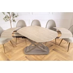 Kép 4/9 - INCEPTION ovális, kihúzható étkezőasztal (130–190 cm)