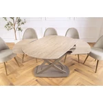 Kép 5/9 - INCEPTION ovális, kihúzható étkezőasztal (130–190 cm)